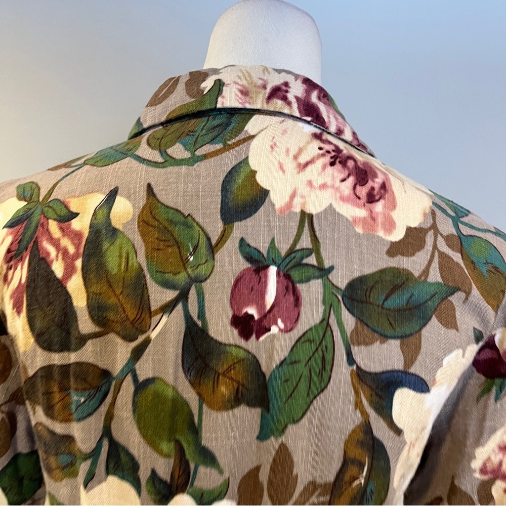Zaful Floral short sleeves Button-Up Dress - Picture 7 of 12